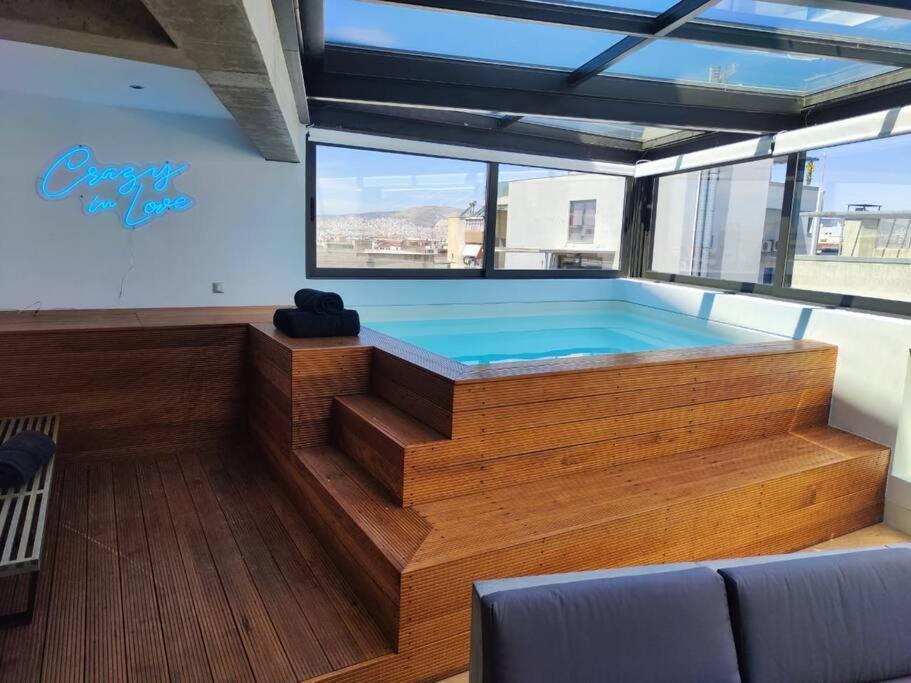 Gazi Pool House Daire Atina Dış mekan fotoğraf